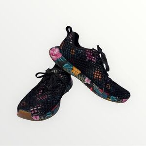 Nobull Floral Mesh Runner Midnight Tropical Men's 5.5 Women’s 7 Running Shoes